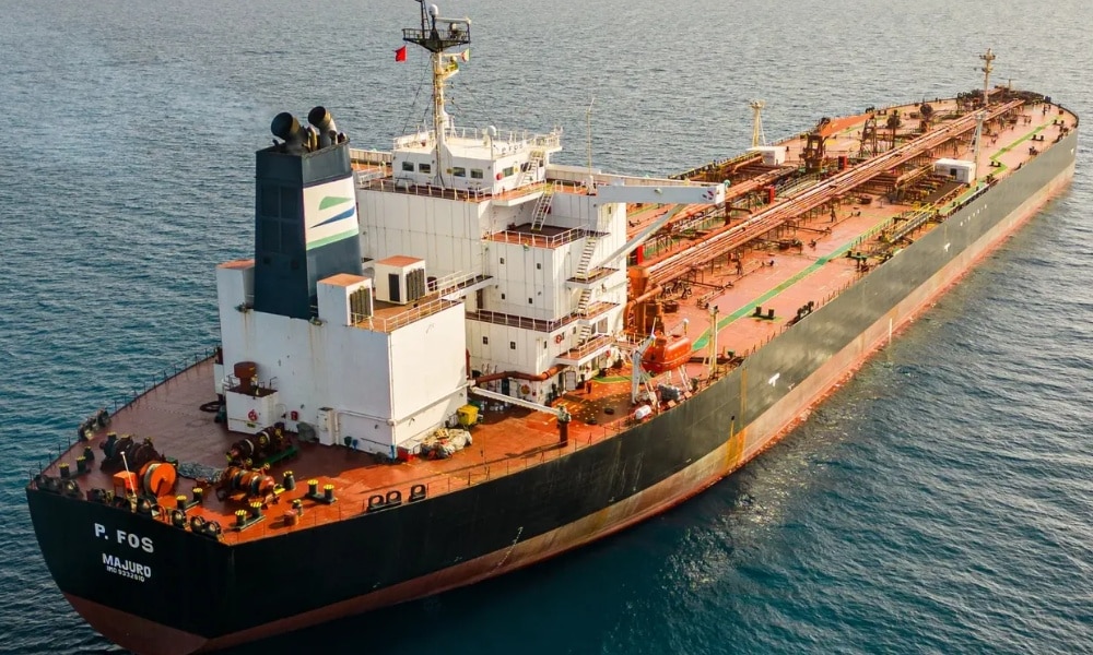 Shadow tanker accused of being Europe’s drone mothership