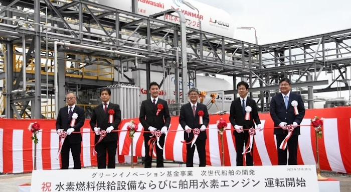 World’s First Land-based Operation of Marine Hydrogen Engine