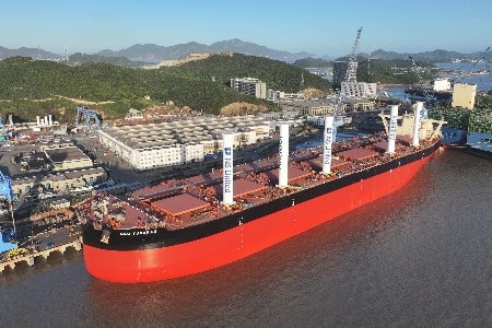 Anemoi completes Rotor Sail installation on NS United bulk