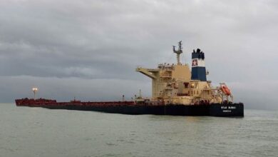Bulker Damaged in Grounding Refloated and Moved Ahead of