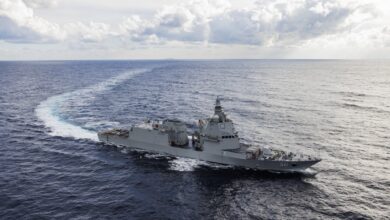 Indonesian Navy welcomes second multipurpose combat ship in Italy