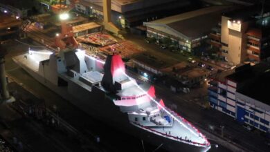 Indonesia Launched First Frigate of its Own Construction - KRI Balaputradeva