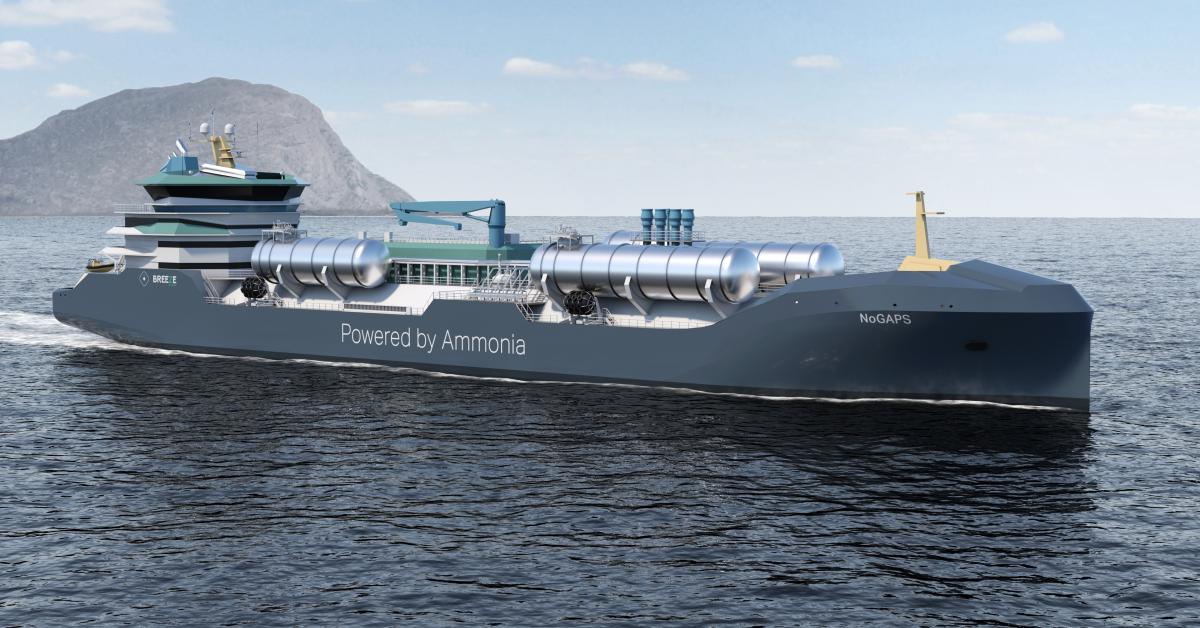 Norway Funds Innovative Ammonia-Fuelled Bulk Carriers