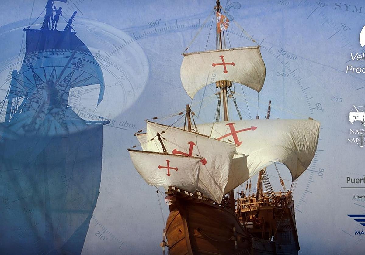The historic Nao Santa María sailing ship that will open its decks to visitors