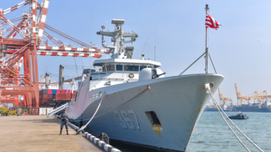 Indonesian Naval Ship ‘KRI SULTAN ISKANDAR MUDA – 367’ arrives in Colombo – The
