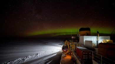 Coast Guard Cutter Polar Star Arctic West Winter 2021