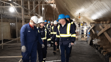 Minister McGuinty Visits Davie Shipbuilding For NSS Updates