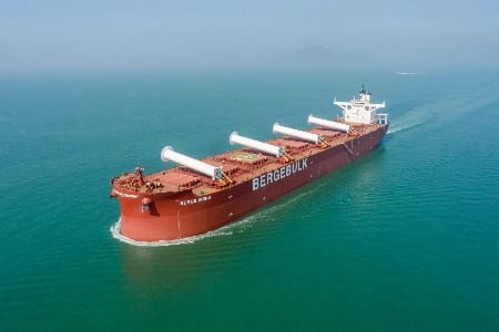 Anemoi completes rotor sail installation on Newcastlemax in