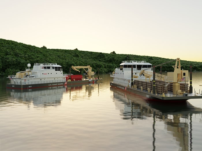 Birdon America Launches Construction of Third U.S. Coast Guard Waterways Commerce Cutter
