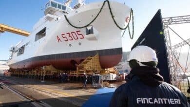 Fincantieri: launch of the Italian Navy's “Quirinale” major hydro-oceanographic
