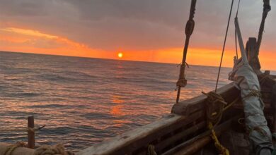 INSV Kaundinya "Ship of Wood with Men of Steel" heads closer to Oman