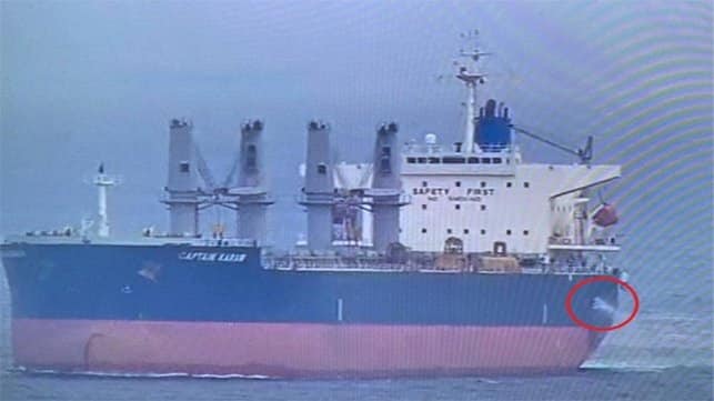 Ongoing Attacks on Ukraine’s Ports Damage Loading Bulker and