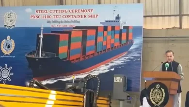 Pakistan begins construction of PNSC container ship at Karachi Shipyard -
