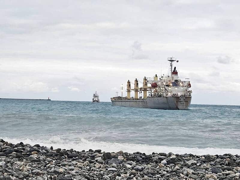 Panama-flagged cargo ship refloated off Hualien