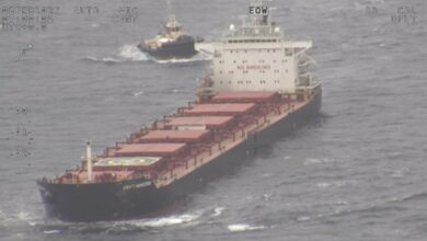 Australia Detains Bulker After 24-Day Response to Engine