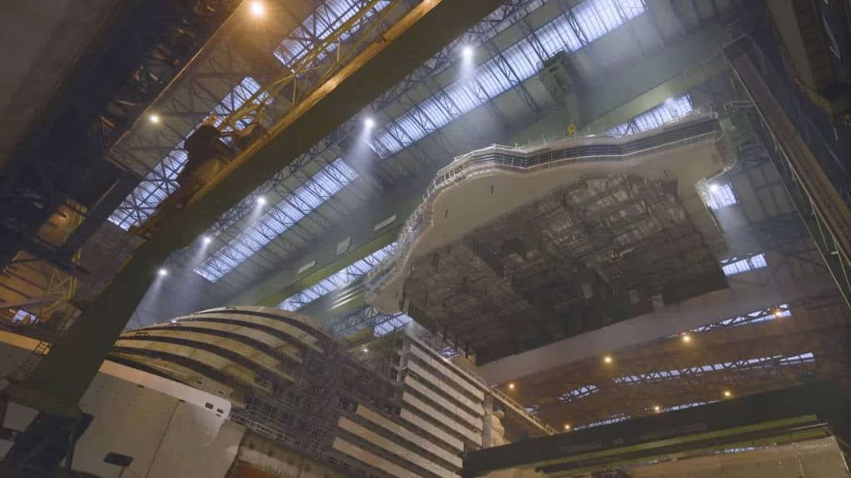 Carnival's Next Massive New Cruise Ship Reaches Critical Construction Step