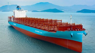 China-built methanol dual-fuel container vessel ready for