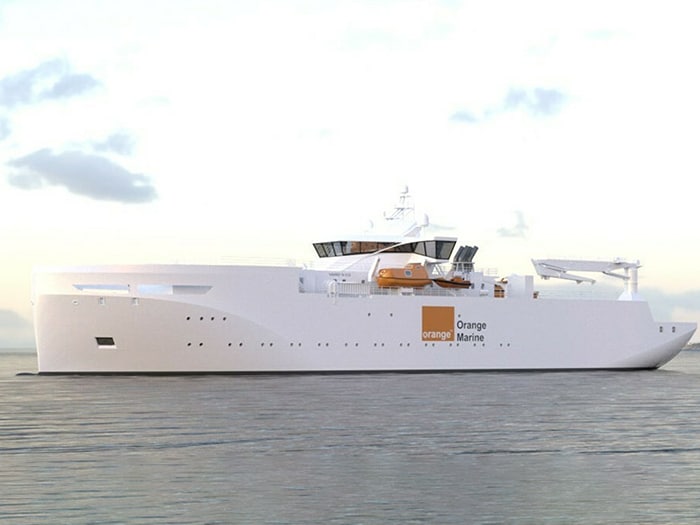 Colombo Dockyard to start construction of two new Orange Marine fiber optic