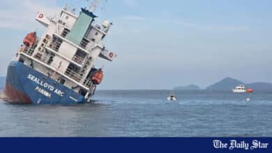 Ctg-bound vessel capsizes off Thailand coast