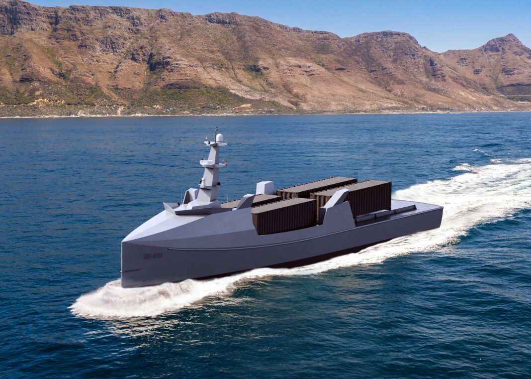 Damen and Blue Water Unveil Autonomous Liberty Class Vessel