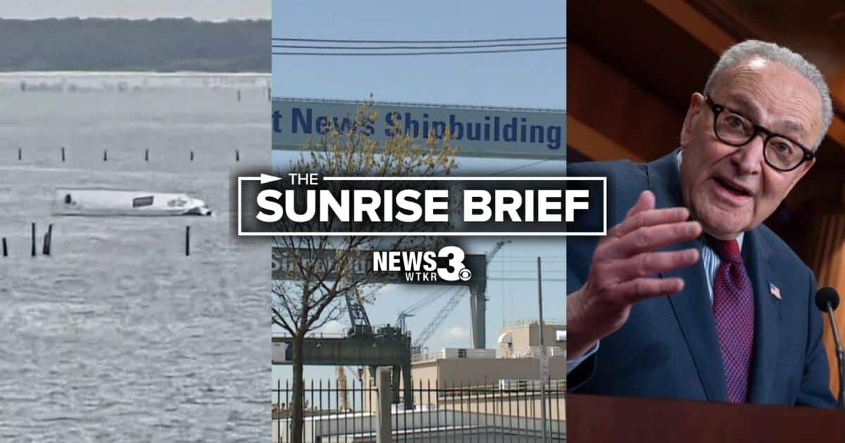 Fatal CBBT truck crash, James River fuel spill, partial government shutdown