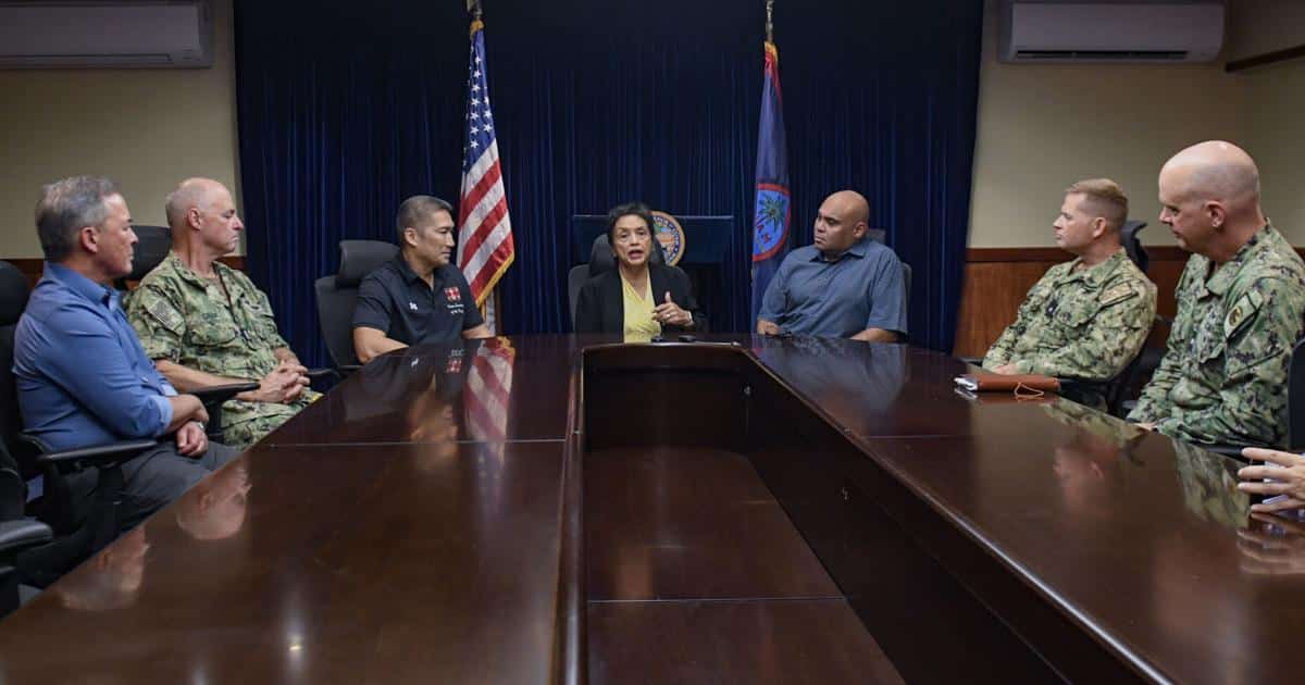 Governor bats for ship repair, hospital, environment care amid buildup in DC