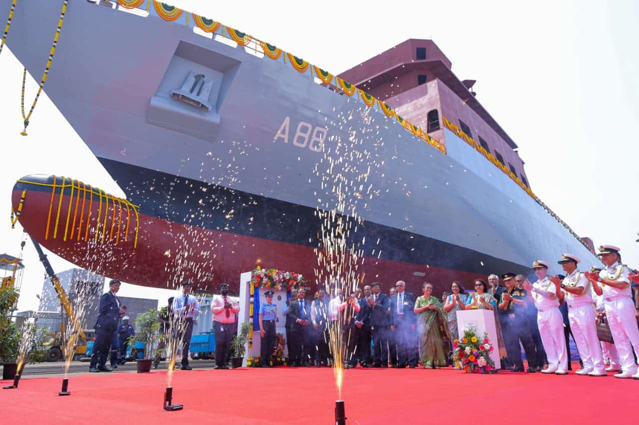 Indian Navy launches first cadet training ship