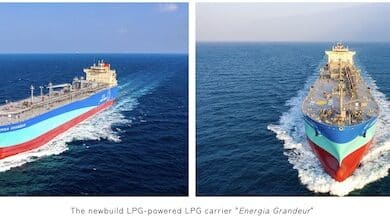 MOL Takes Delivery of LPG-powered Newbuilding LPG Carrier