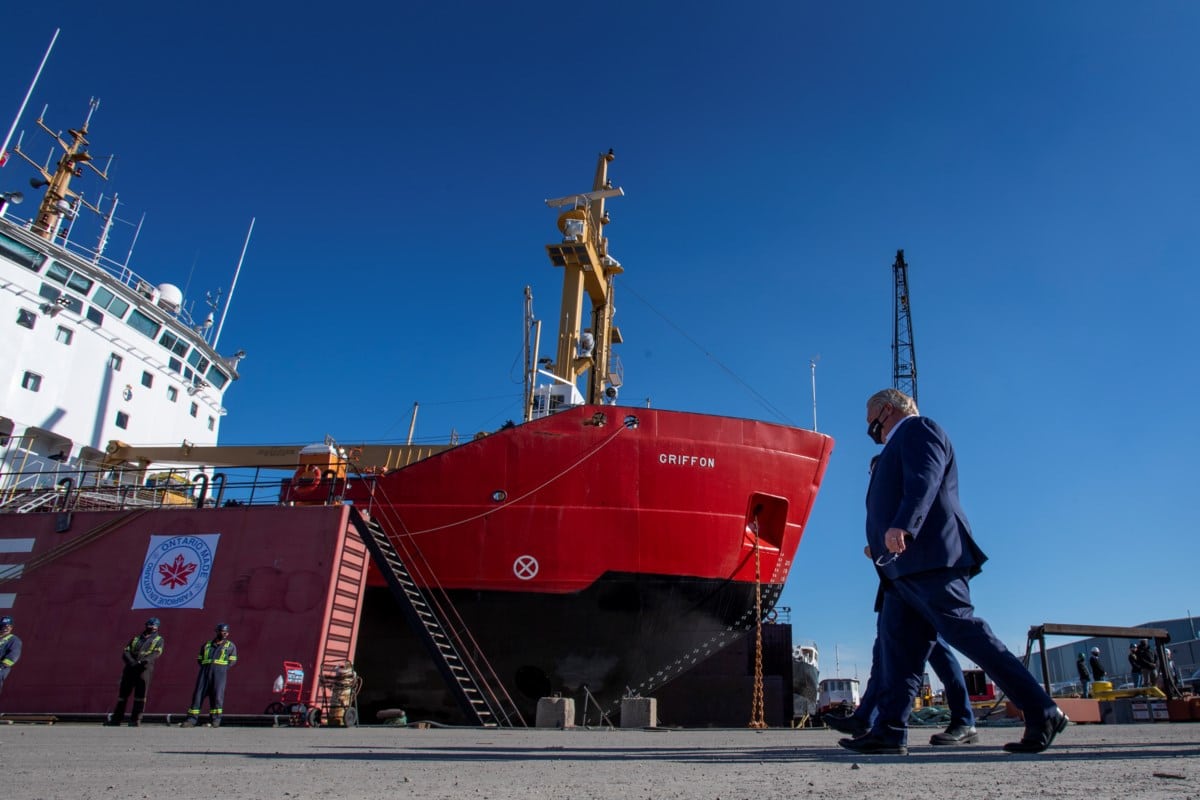 Premier Ford urging feds to give major shipbuilding contract to company his