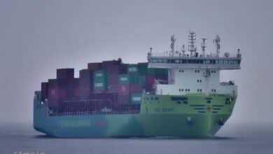 Ship Allides with Kiel Canal Lock Following Recent Engine Failure