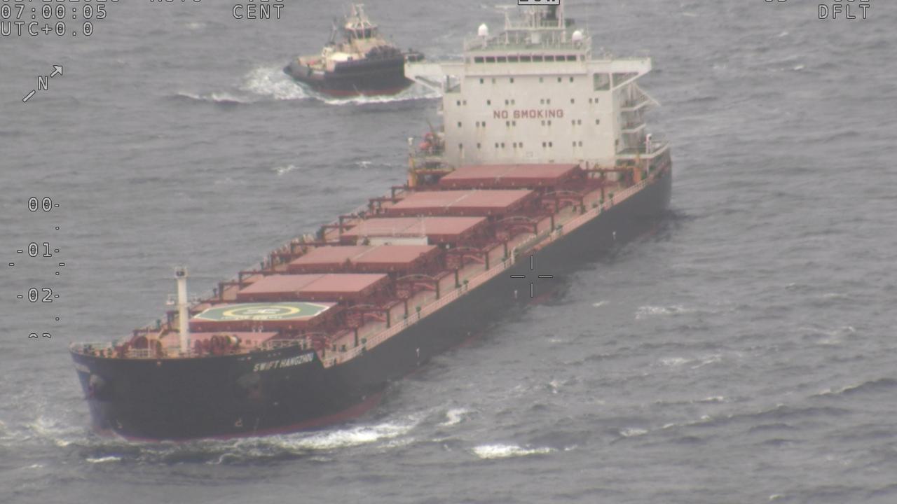 Swift Hangzhou: Coal carrier stuck off Qld coast for 12 days