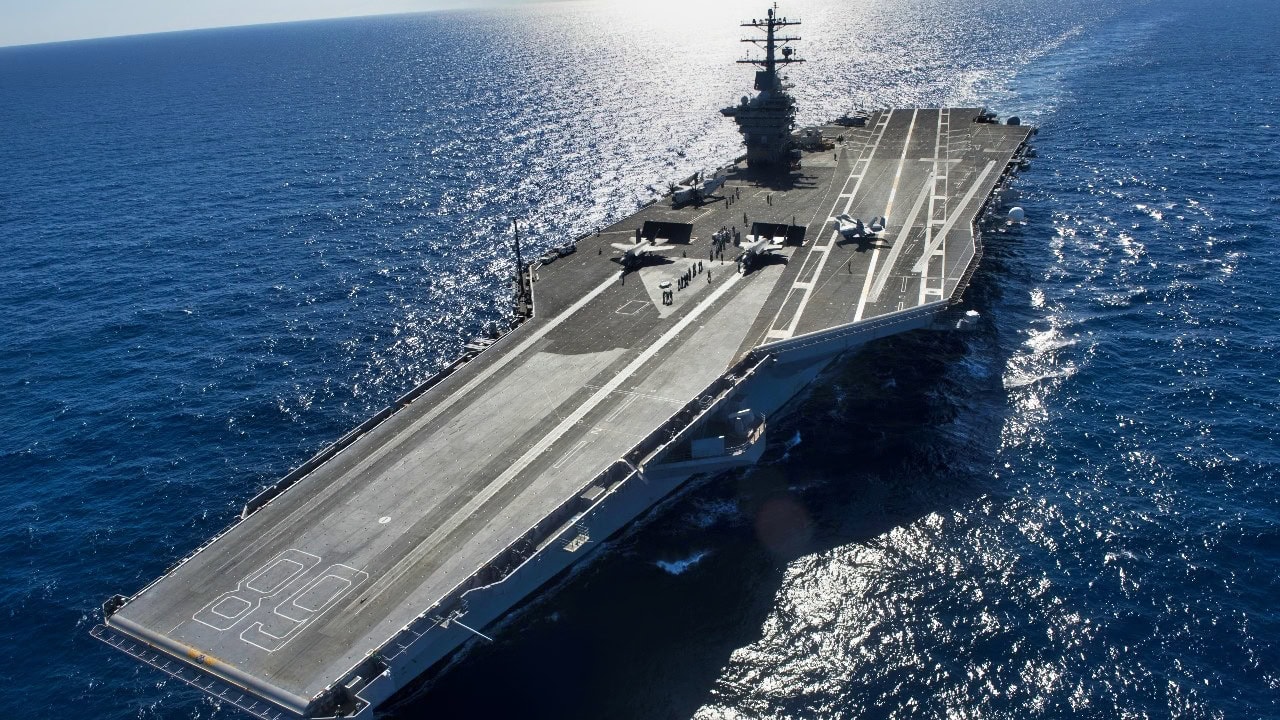 The U.S. Navy's New 100,000 Ton Nuclear Supercarrier Just