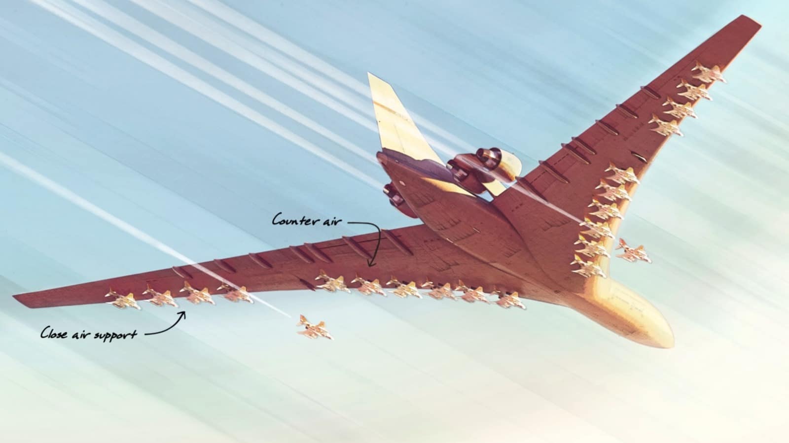 This Lockheed Flying Aircraft Carrier Concept Would Have Been Terrifying