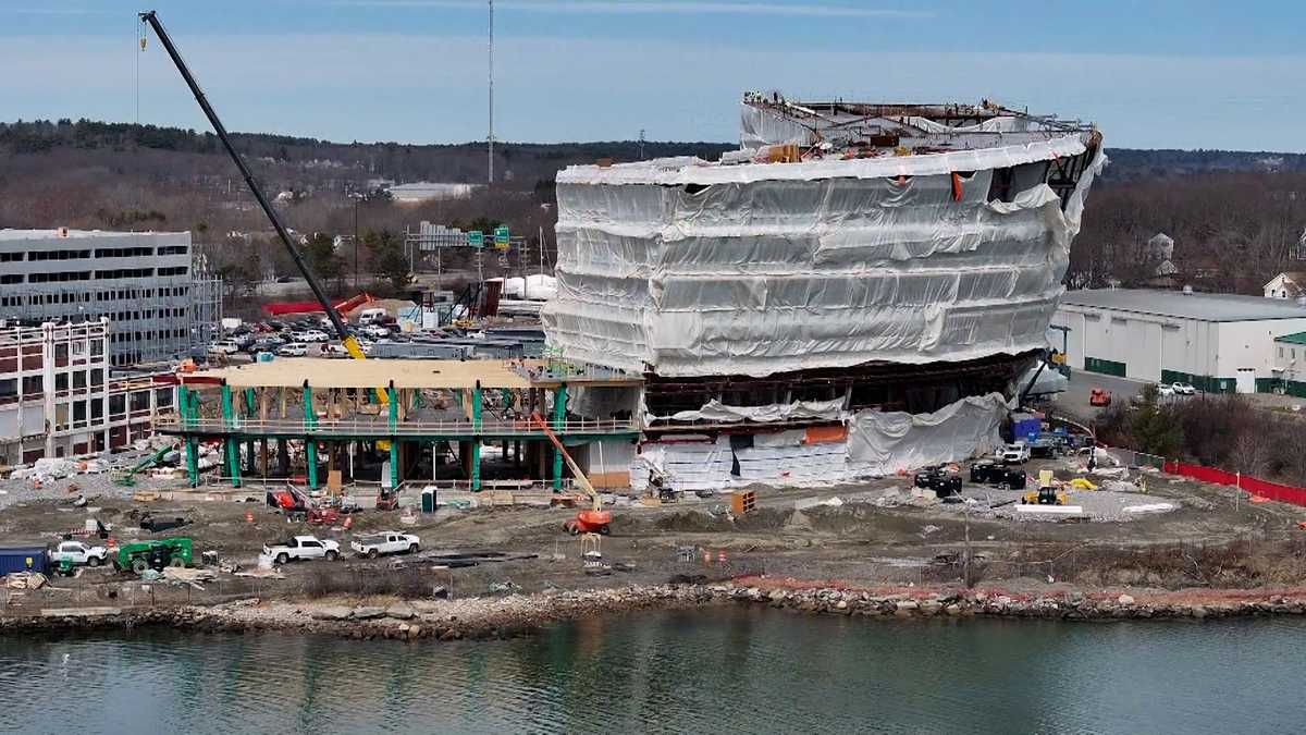 Behind-the-scenes tour of Roux Institute construction in Portland