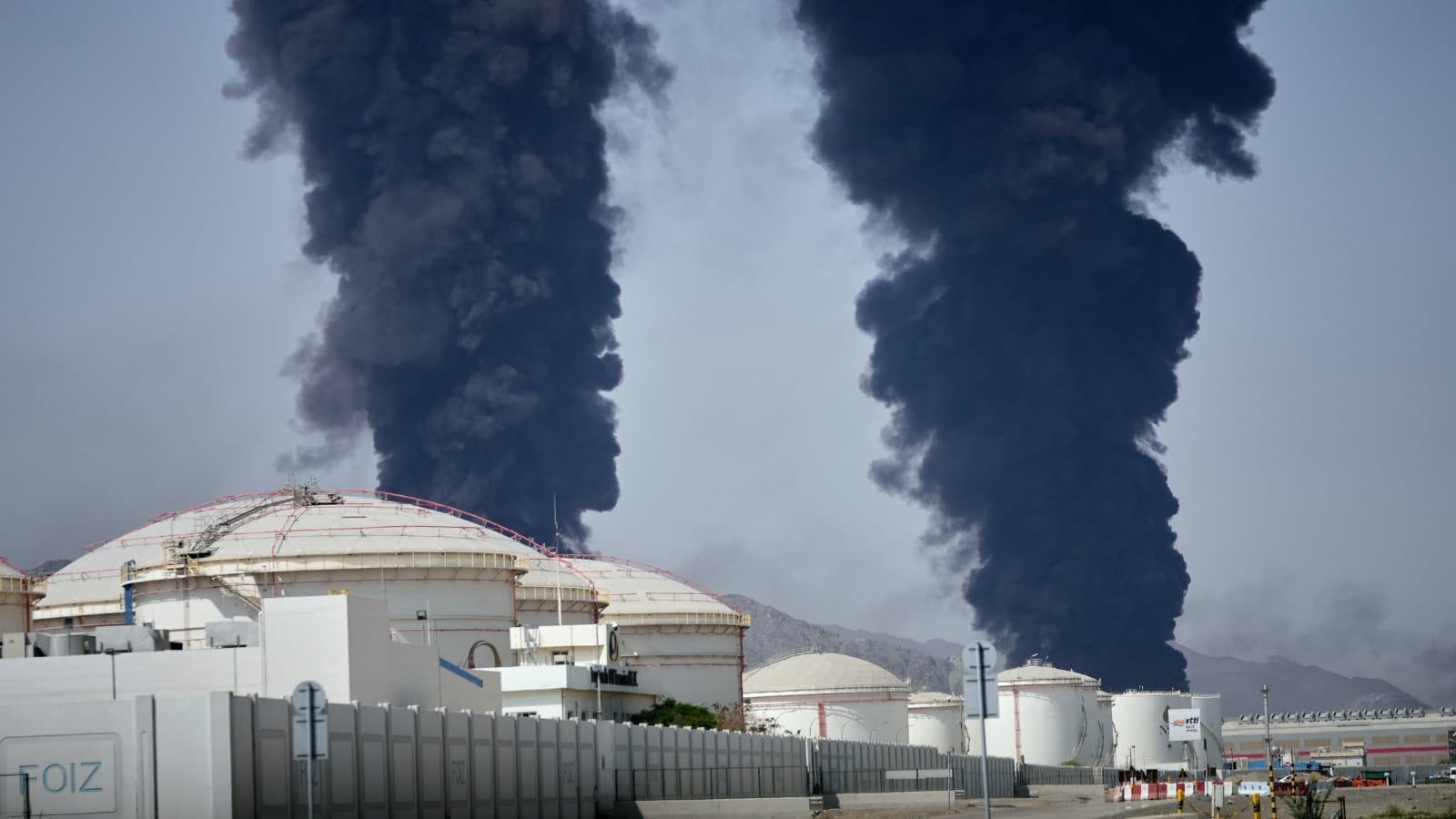 Indian crude tanker was loading when Fujairah terminal was