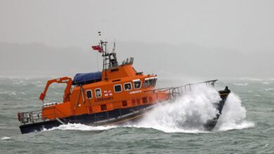 Lengthy rescue mission after fishing boat stranded at sea