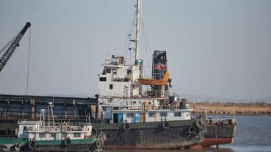 North Korean ship docks at southern Chinese port in likely