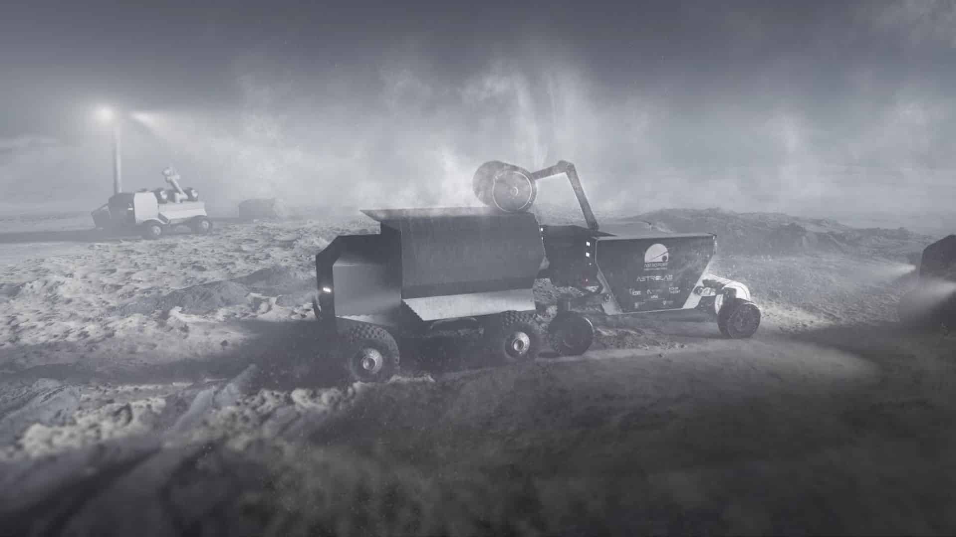 Robotic excavator prototype targets autonomous moon base construction