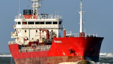 Tanker 'Oralynn' Runs Aground Near Langøya