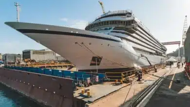 Viking holds float-out ceremony for world’s first hydrogen-powered ship