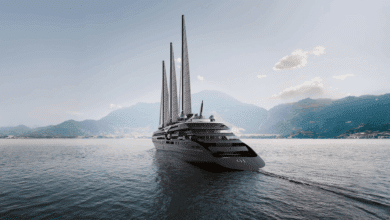 World’s largest sailing cruise ship sets speed record in sea trials
