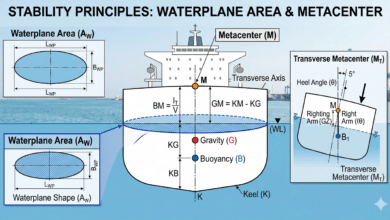 The Physics of Ship Stability: How Waterplane Area Influences the Metacenter