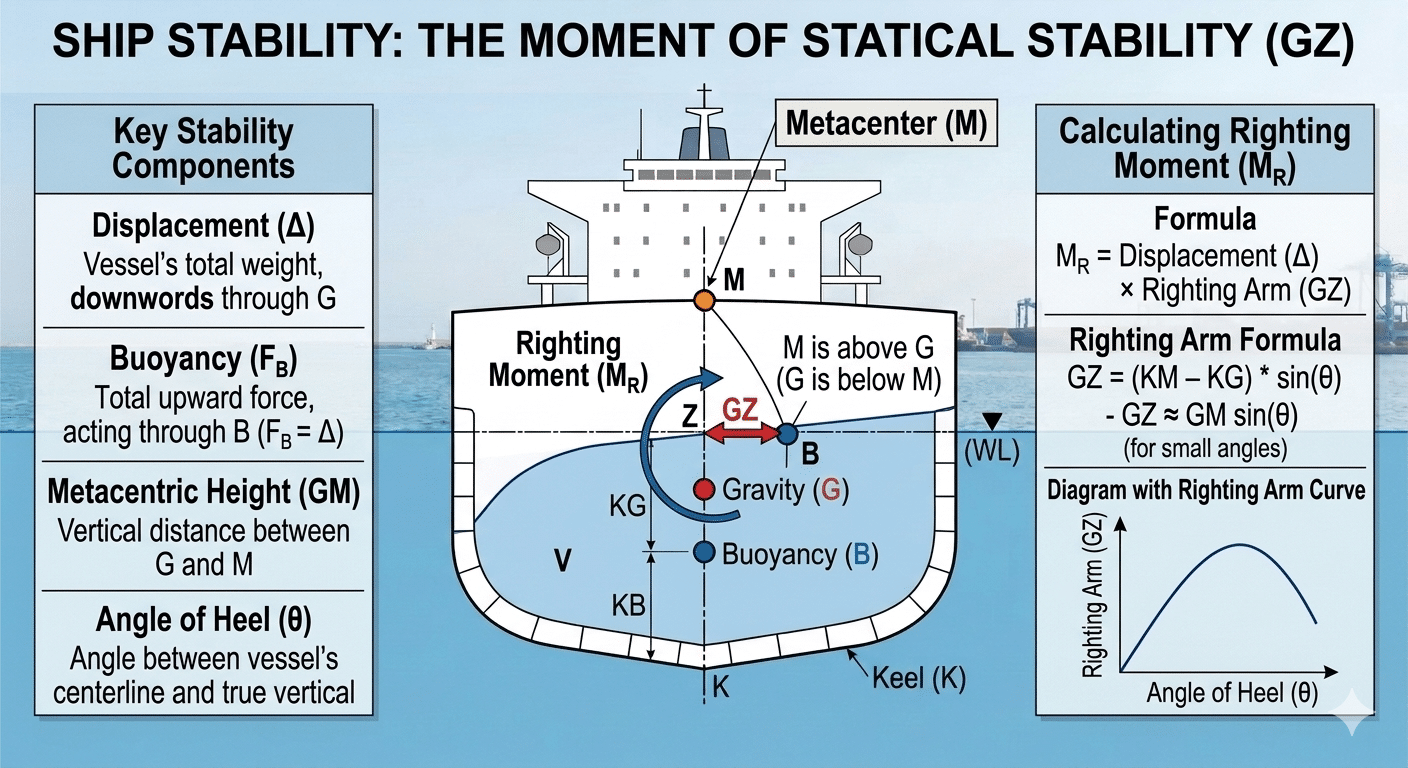 Ship Balance: What is the Moment of Statical Stability?