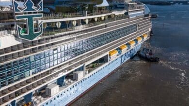 First look as Legend of the Seas cruise ship starts sea trials