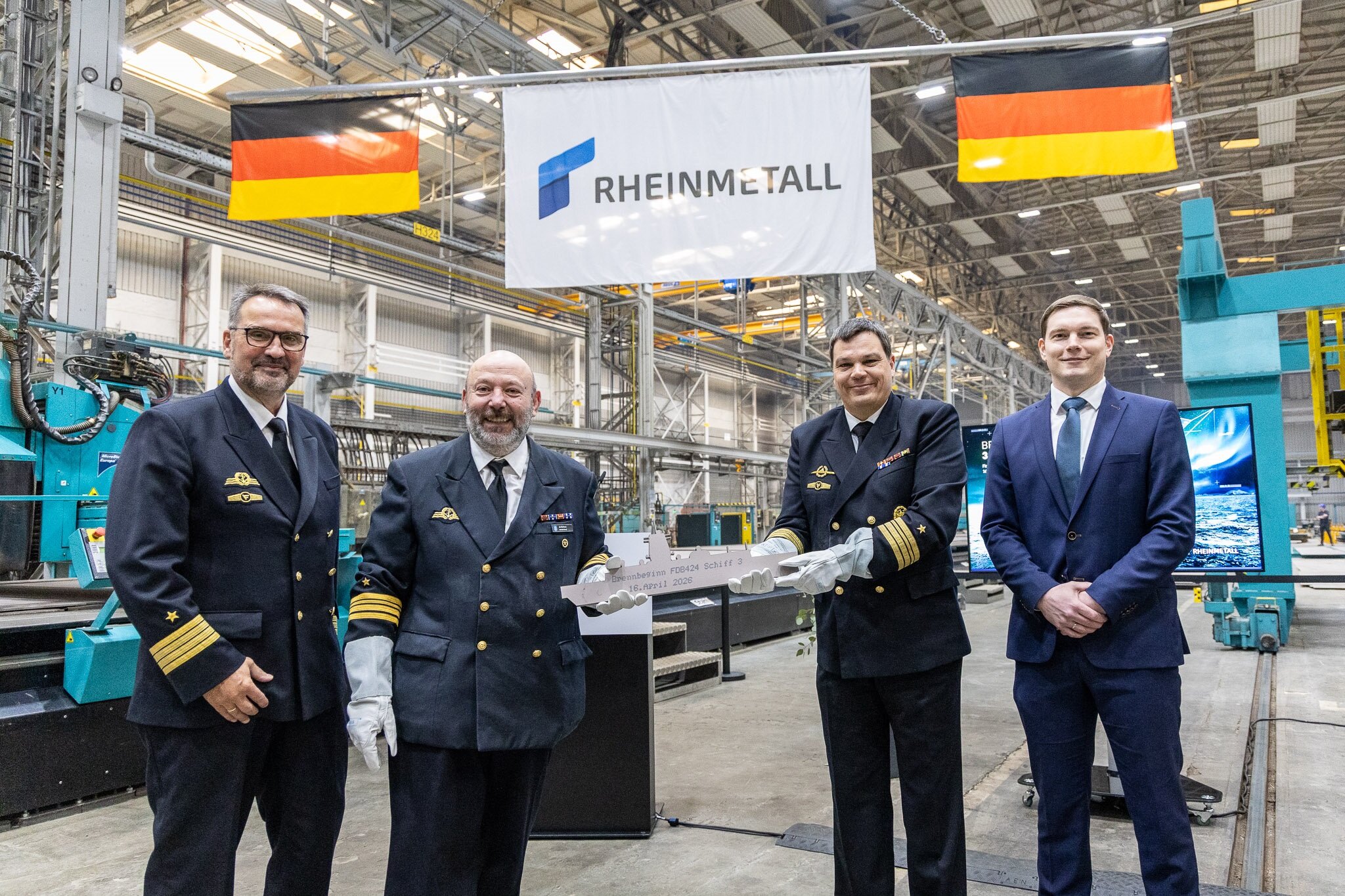 Rheinmetall Starts Construction of Germany’s Final Type 424 Spy Ship