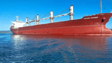 Russian ship carrying stolen grain changes destination