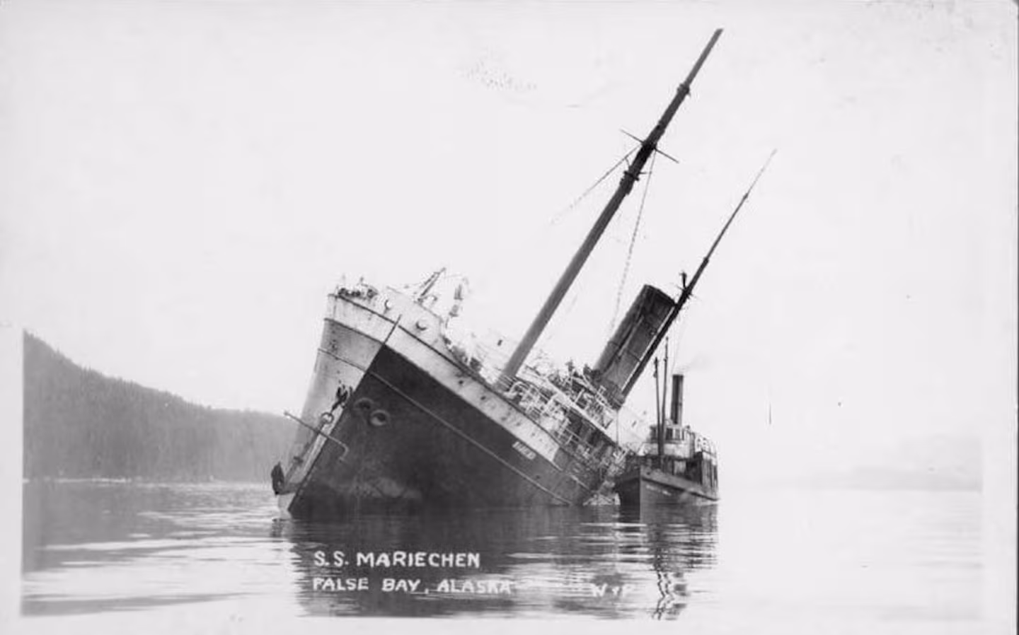 SS Mariechen's Fateful Drift Ends in Grounding