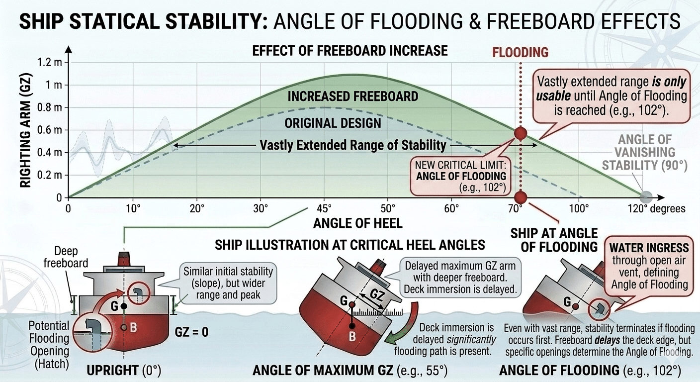 Angle of flooding