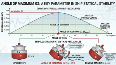 Angle of maximum GZ