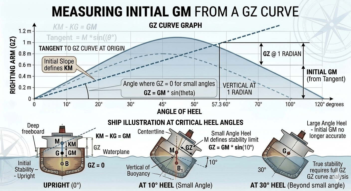 Initial GM on a GZ curve